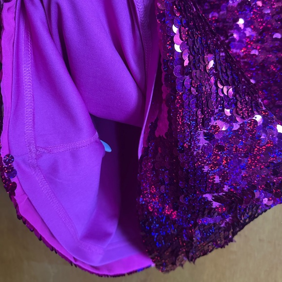 Anthropologie - Verb by Pallavi Singhee Pink Sequin Sparkle Shift Dress - Picture 6 of 6